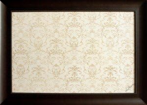 Dry Erase Message Board framed Brown XL Contrast Home Decoration