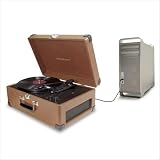 Crosley CR249-TA Keepsake USB Turntable in Tan