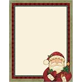 Cozy Santa Computer Stationery (50 count)