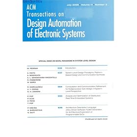 Acm Transactions on Design Automation of Electronic Systems by Automation