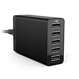 Anker 40W 5ポート USB急速充電器 ACアダプタ PowerIQ搭載 iPhone6/iPhone5C/5S/5/4S/4/iPod/iPad/Xperia/GALAXY/ウォークマン等対応