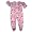 Wonder Kids - Infant and Toddler Girls Heavyweight Footed Hearts Blanket Sleeper , Pink, Purple (Size 12Months)