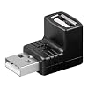 Goobay abgewinkelt USB-Adapter schwarz