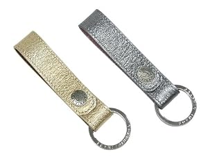 Metallics Leather Key Loops