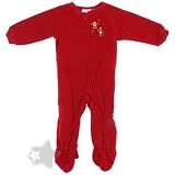 Red Robot Footed Blanket Sleeper for Infant and Toddler Boys