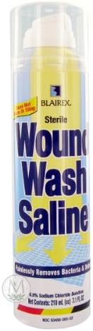 Blairex Saline Wound Wash, Anti-bacterial, 7-Ounce