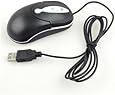 Leegoal Wired USB PC Laptop Computer Optical Mouse *Black and White*