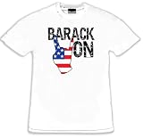 Barack On T-shirt, Barack Obama T-shirt, U.S.A. President T-shirt, X-Large, Red