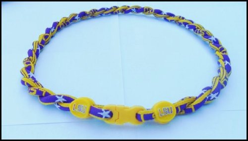 LSU Twisted Rope Necklace