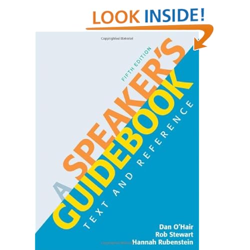 A Speaker's Guidebook: Text and Reference