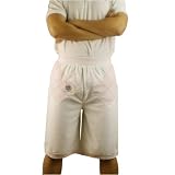 Mens white and pink Phat Farm cotton shorts. Very high quality jersey style casual shorts with elastic waistband and side entry pockets.