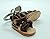 Miniature Handmade Genuine Leather Shoes Key Chain Key Ring Key holder