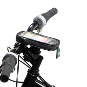 UltimateAddons 360 Swivel Pro Bicycle Mount Kit including Water Resistant Case for HTC Desire HD