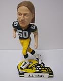 A.J. Hawk Green Bay Packers Helmet Base Bobblehead