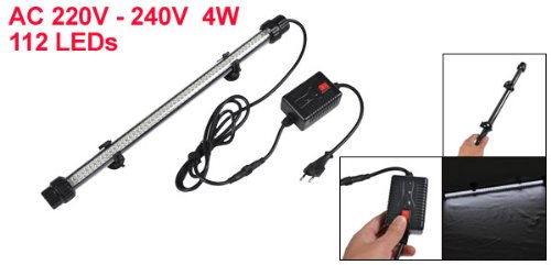 Como White Light 4W 112 LEDs Underwater Lighting Submersible Lamp w Adapter