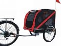 KMS Pet Dog Bike Trailer Red Black 30Kg Loading Weight