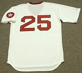 TONY CONIGLIARO Boston Red Sox 1975 Majestic Cooperstown Home Throwback Baseball Jersey