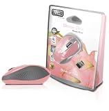 SWEEX Notebook Optical Mouse Pitaya Pink USB mit Netzschalter An-/Aus 250 Stunden Dauernutzung 2000 DPI nano dongle