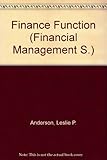 The finance function