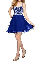 Chiffon Halter Vintage Cocktail Homecoming Dress/Mini Dress 