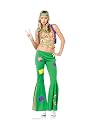Leg Avenue - 4-Teiler Peace Sign Hippie mit Shirt Pantys, Weste und Kopfschmuck - LA 83583