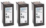 Take4Less 3-pack Black HP 96 C8767WN Remanufactured Ink Cartridges for HP DeskJet DeskJet 5740 6540 6540dt 6840 6840dt OfficeJet 7210 7310 7310xi 7410 PhotoSmart 2710 8100 8150 8400 8450 8700 2710 HP # 96 / C8767WN HP96 8767WN
