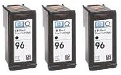 3-pack Black HP 96 C8767WN Remanufactured Ink Cartridges for HP DeskJet DeskJet 5740 6540