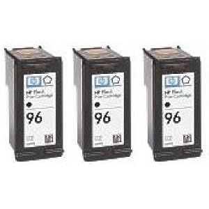 Take4Less 3-pack Black HP 96 C8767WN Remanufactured Ink Cartridges for HP DeskJet DeskJet 5740 6540 6540dt 6840 6840dt OfficeJet 7210 7310 7310xi 7410 PhotoSmart 2710 8100 8150 8400 8450 8700 2710 HP # 96 / C8767WN HP96 8767WN