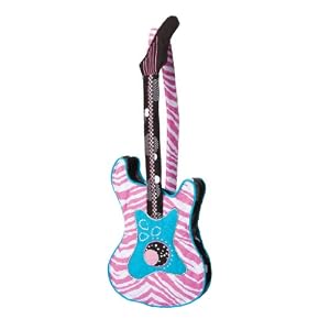 Pink Zebra Guitar Purse by Douglas by 