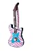 Pink Zebra Guitar Purse by Douglas