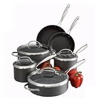 10 Pieces Hard Anodized Cookware Set