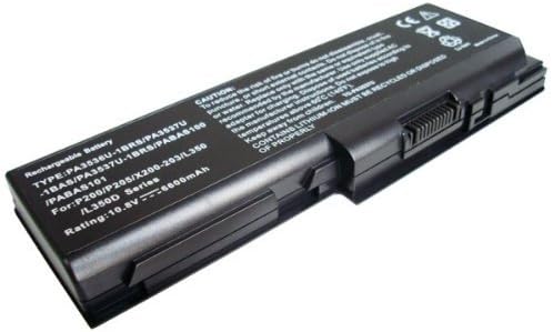 TO3537-9 - 9 cells - Laptop Battery For Toshiba P3536U-1BRS PA3537U-1BRS Satellite L350 L355 P200 P205 P300 P305 X200 X205 (6600mAh)