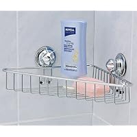 Everloc EL-10201 Corner Storage Basket, Chrome