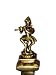 Victorious Lord Krishna Statue Brass Sculpture Gopal Krishna 4"