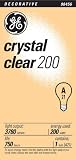 GE 16069-12 Crystal Clear General Purpose A21 Bulb, 200-Watt, 12-Pack