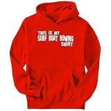 THIS IS MY Surf Boat Rowing SHIRT Sports Mens Hoodie (Red, Sizes X-Small - XXX-Large)