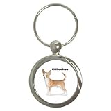Chihuahua Key Chain (Round)