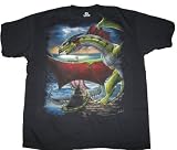 Sentinel Dark Fantasy Dragon T-Shirt by Liquid Blue 100% Cotton Teens & Adults Shirt