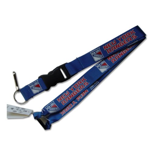 New York Rangers Clip Lanyard Keychain Id Holder Ticket