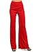 Fashiondio Women's Wide Poly Leg Boho Palazzo Pants
