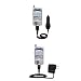 Essential Kit for the Handspring Treo 650 - includes Car and Wall Charger with Rapid Charge Technology - Gomadic Brand w/ TipExchange Technology