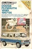 Repair Manual Dodge Plymouth Vans 1967-88