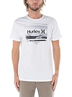 Nike Hurley Camiseta Manga Corta Tempo Photo (Blanco)