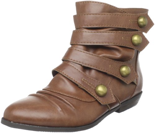 Madden Girl Womens Ecker Ankle Boot,Cognac Paris,7 M US