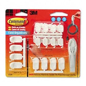 3M Cord Organizer Kit With Command&trade; Adhesive by 3M