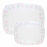 Corelle Coordinates Counter Mats, Set of 2, Pink Trio
