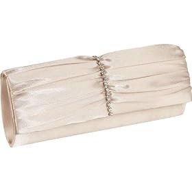 Amazon.com: Savanna Crinkled Satin Flap Clutch: Apparel : savanna amazon clutch satin