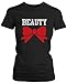 Beauty and the Beast - Cute His and Her Matching Black T-Shirts for Couples