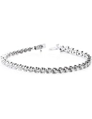 Round Brilliant Diamond 3 Prong 14K White Gold Tennis Bracelet (1.77 cttw,F-G Color, SI2 Clarity), 7.5 Inch