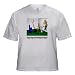 Angry Bad Feng Shei Furniture Resorting To Kung Fu - Adult Birch-Gray-T-Shirt 2XL